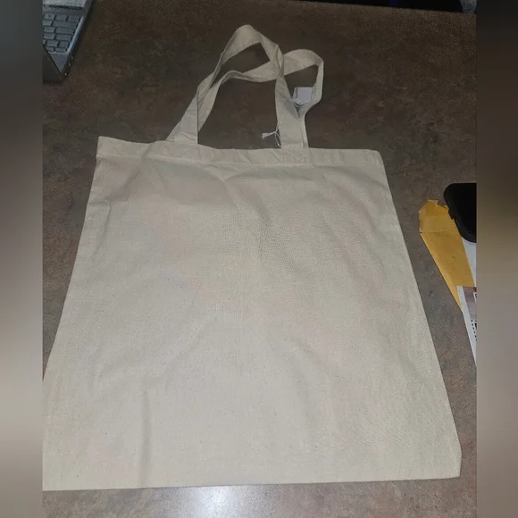 3/$20 💥 NEW Canvas Tote Bag - Picture 3 of 3